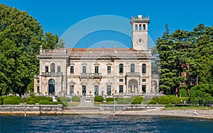 Villa Erba in Cernobbio, on Lake Como, Lombardy, Italy. photo